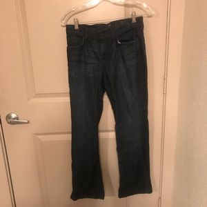 High waist bootcut jeans